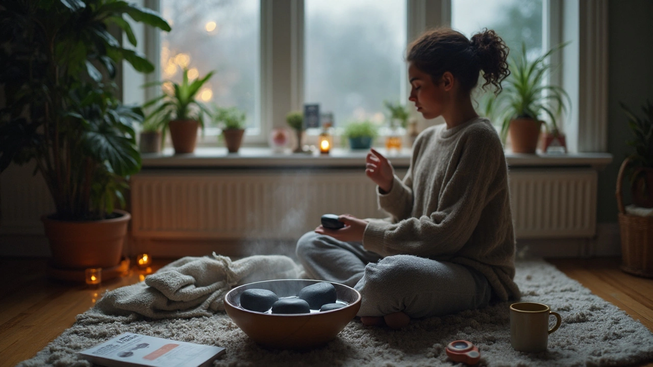 Stone Therapy for Inner Peace: Hot Stones, Crystals, and Safe At‑Home Rituals
