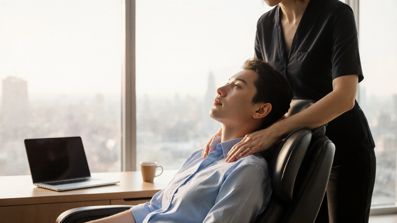 Chair Massage: The Antidote to Modern Day Stress